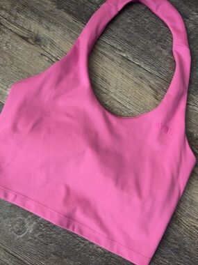 AYBL Pink Scoop Neck Sports Bra